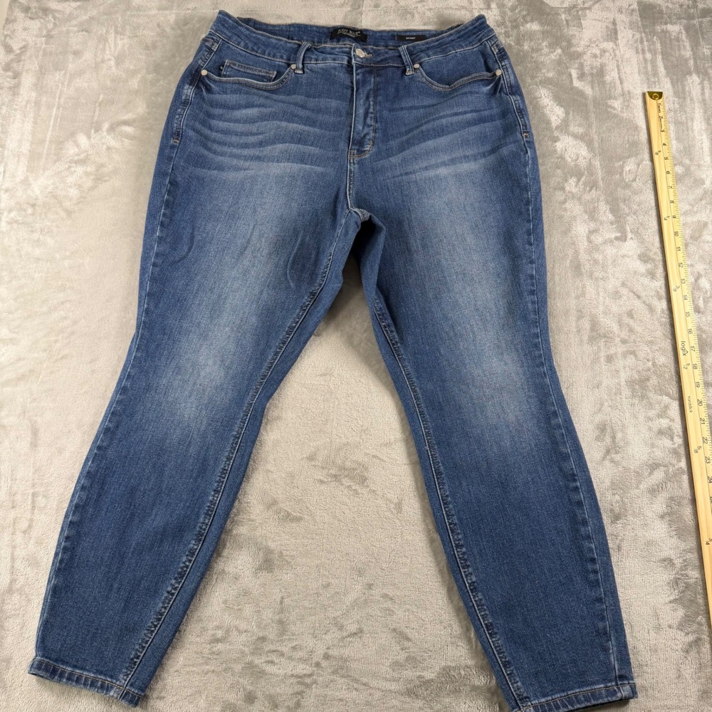 Judy Blue Skinny Jeans Mens 20W Medium Wash Denim JB88799 MD Blue